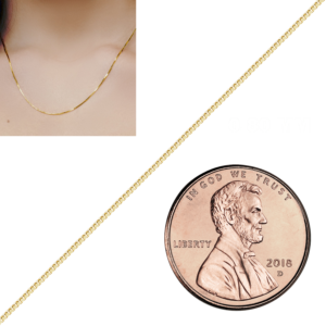 Bulk / Spooled Venetian Box Chain in 14K & 18K Yellow Gold