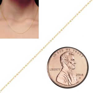 Bulk / Spooled Classic Machine Rope Chain in 14K Yellow Gold