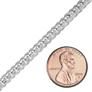 Bulk / Spooled Round Curb Chain in Sterling Silver