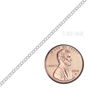 Bulk / Spooled Classic Rolo Chain in Sterling Silver