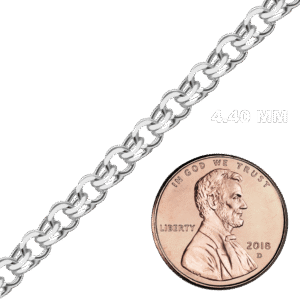 Bulk / Spooled Garibaldi Chain in Sterling Silver