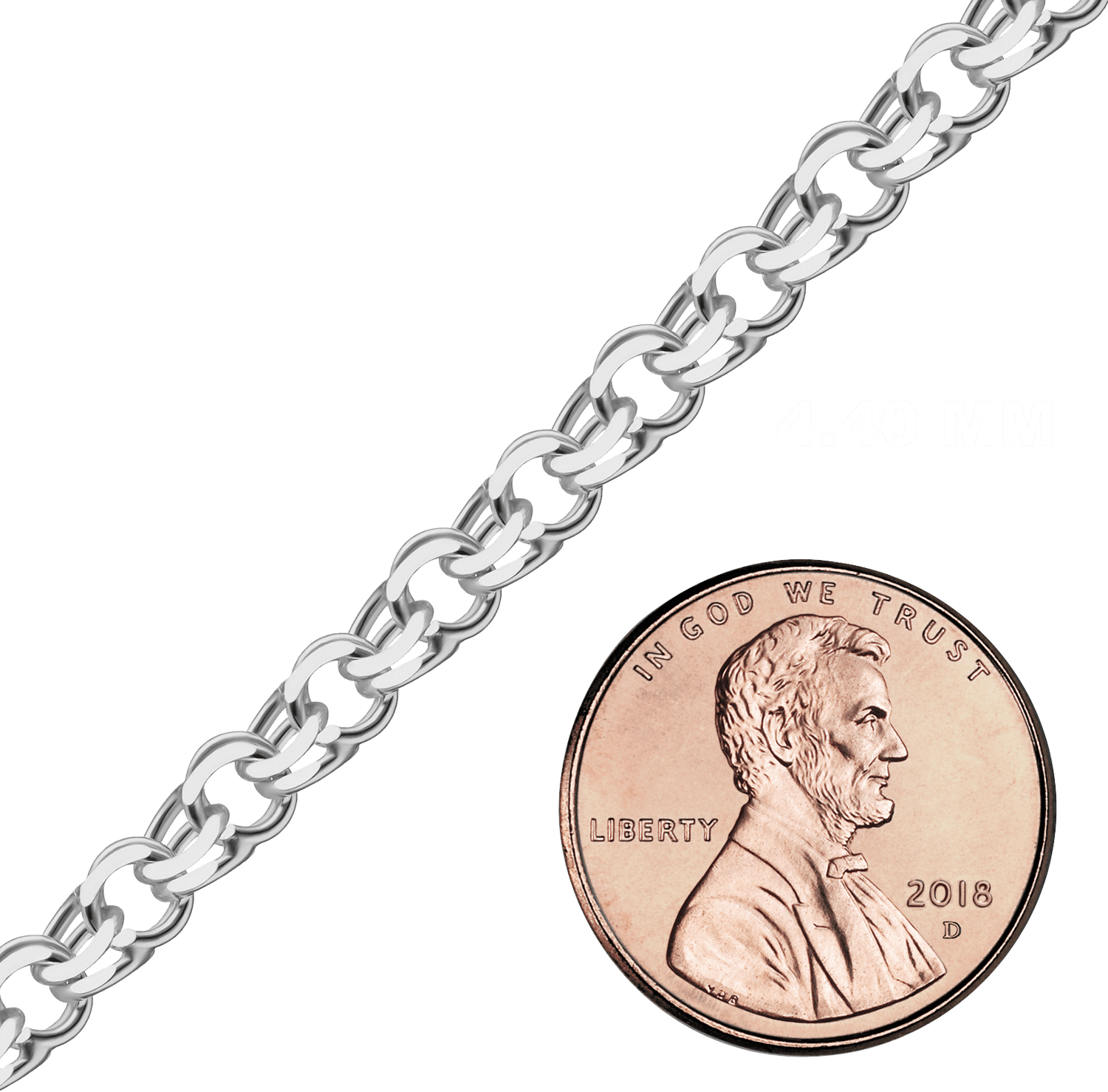 Bulk / Spooled Garibaldi Chain in Sterling Silver