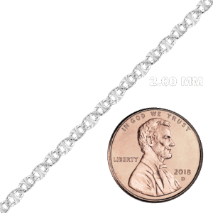 Bulk / Spooled Mariner Cable Chain in Sterling Silver