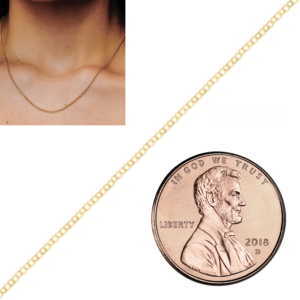 Bulk / Spooled Round Rolo Chain in 14K & 18K Yellow Gold