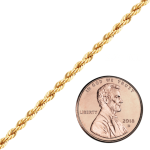 Bulk / Spooled Handmade Solid Rope Chain in 14K Gold-Filled