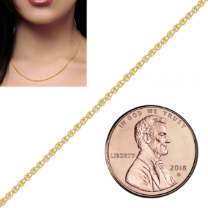 Bulk / Spooled Wheat Chain in 14K Yellow Gold