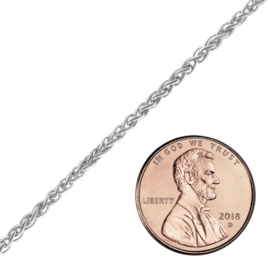 Bulk / Spooled Classic Wheat Chain in Sterling Silver