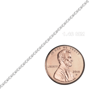 Bulk / Spooled Wheat Curb Chain in Sterling Silver