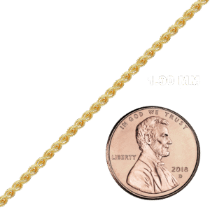 Bulk / Spooled Wheat Chain in 14K Gold-Filled