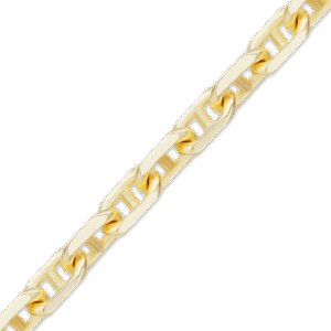 Bulk / Spooled Anchor Chain in 14K Yellow Gold