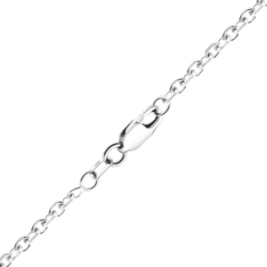 Finished Diamond Cut Round Cable Necklace in 14K Yellow Gold