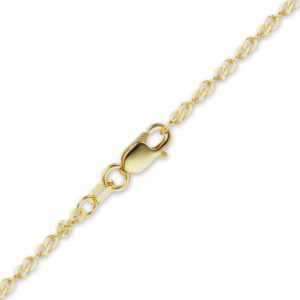 Finished Flat Twisted Cable Necklace in 14K Yellow Gold
