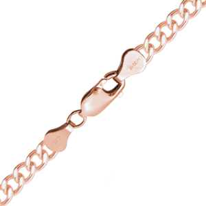 Finished Curb Necklace in 14K Pink Gold-Filled