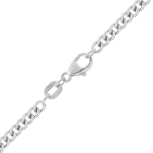 Finished Curb Chain in Platinum