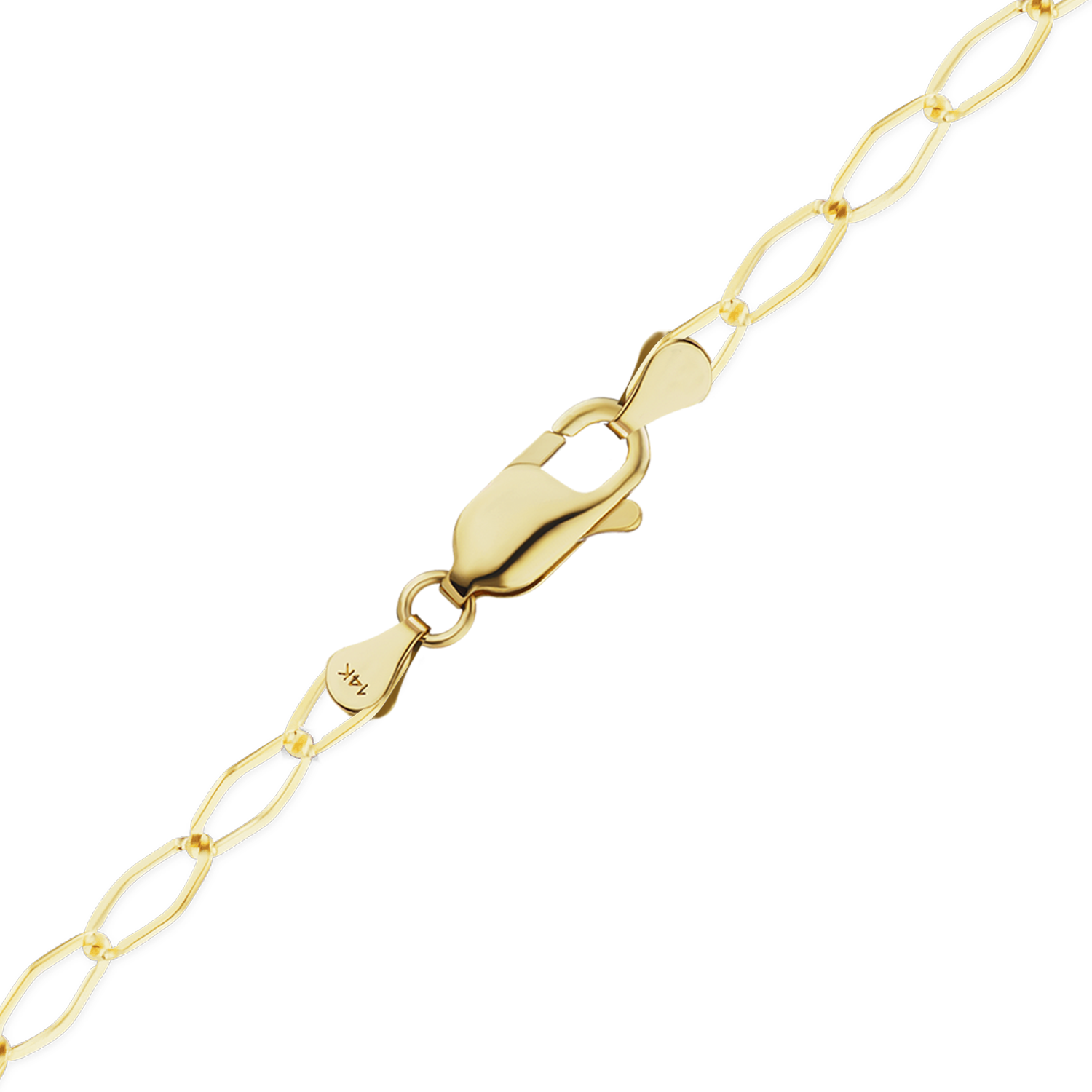 Finished Extension Necklace in 14K Yellow Gold