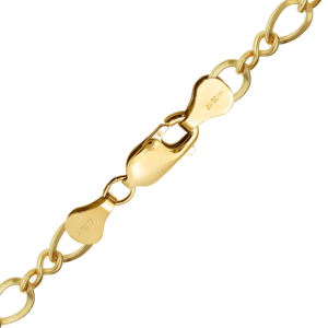 Finished Figure Eight Necklace in 14K Yellow Gold