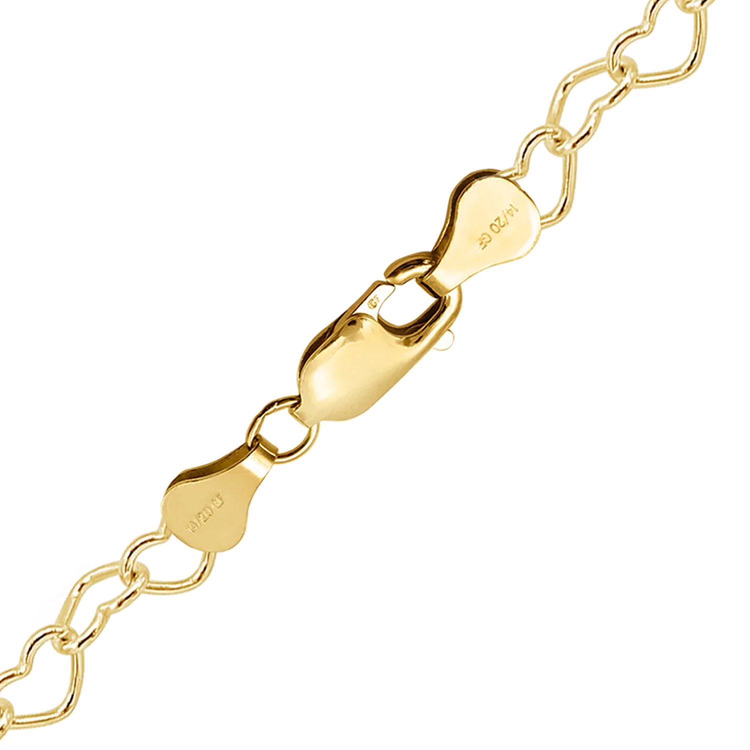 Finished Classic Heart Necklace in 14K Gold-Filled