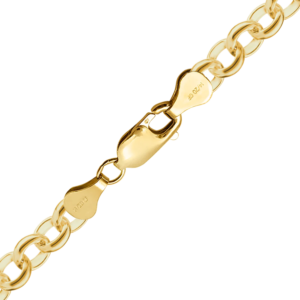 Finished Rolo Necklace in 14K White Gold