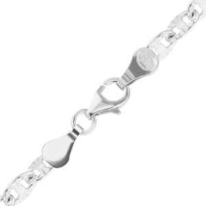 Finished Mariner Cable Necklace in Sterling Silver