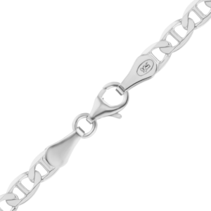 Finished Mariner Curb Necklace in 14K Yellow Gold