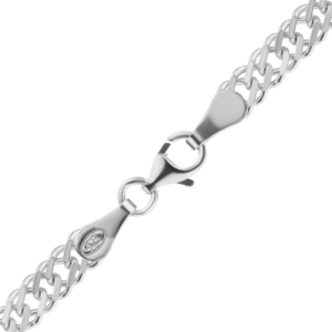 Finished Rambo Necklace in Sterling Silver