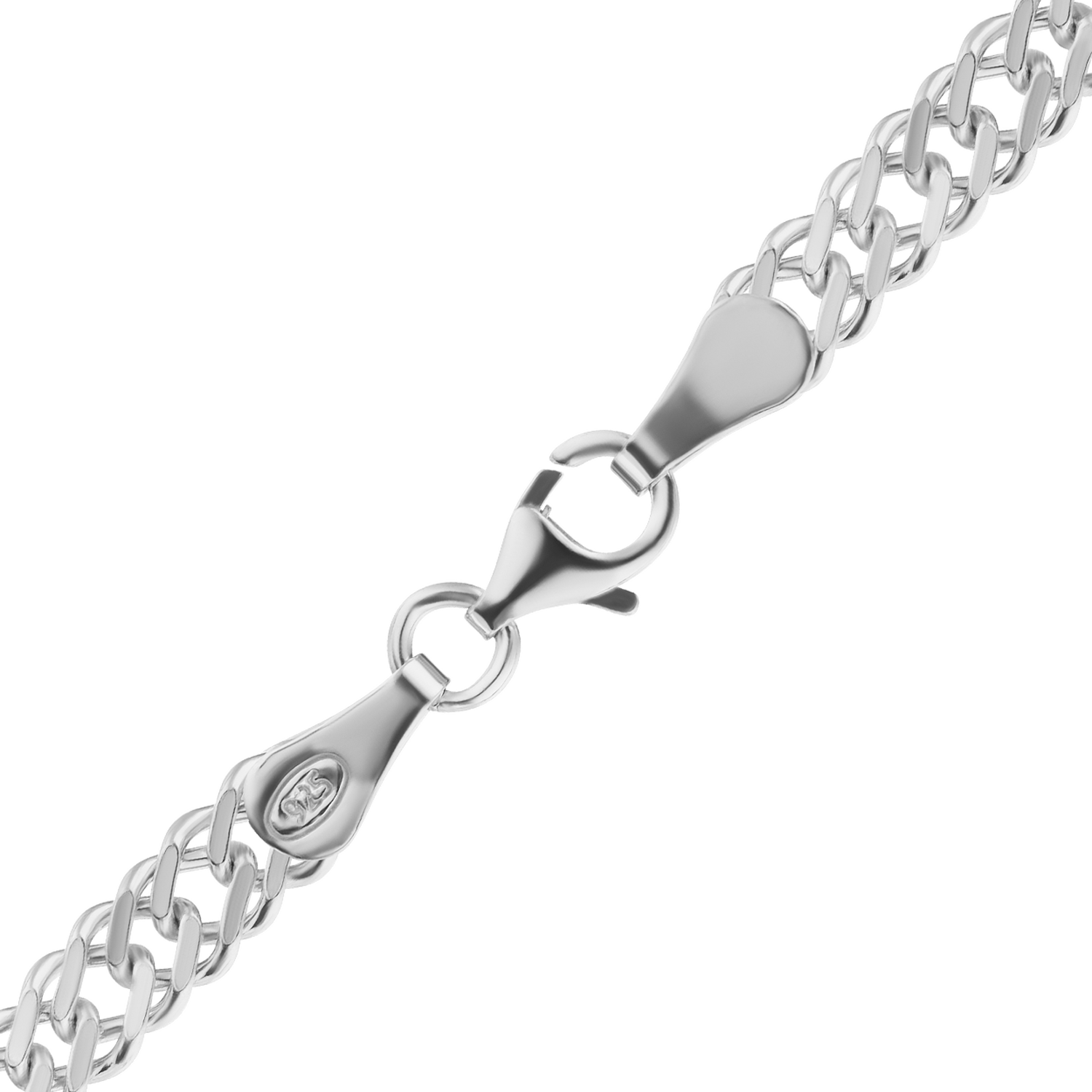 Finished Rambo Necklace in Sterling Silver